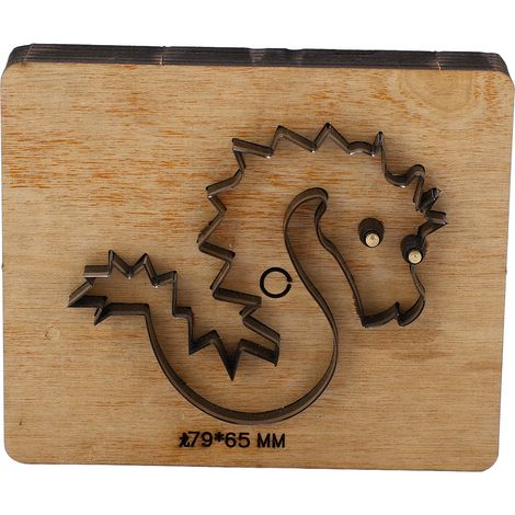 Matrice de découpe cuir forme dragon, haute dureté, résistant à l'usure, poinçon rapide pour cuir (1/5)