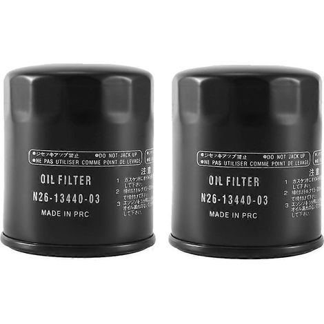 2 pièces pour ensemble d'éléments de filtre à huile pour moteurs hors-bord VF200, VF225 et VF250, N26-13440-03-00 / N26-13440-0 (1/5)