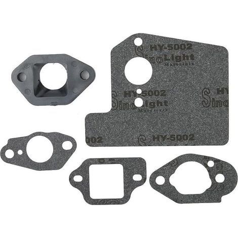 Vergaser-Isolator-Dichtungssatz - Kompatibel mit Rasenmähern GCV160, GCV190, GSV190 - Leichte Schalldämpfer- und Wartungsdichtungen (1/5)