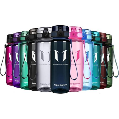 Trinkflasche Tritan BPAfrei 500ml Sportflasche 500 ml Glossy Blaubeere (1/5)