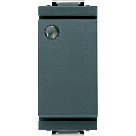 VIMAR - 17001.L Interruttore 1P 16AX lum.so grigio