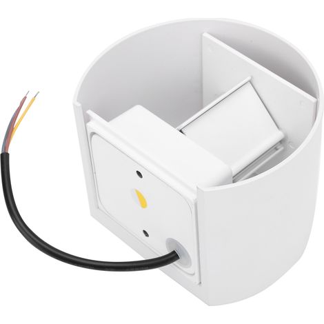 Applique murale LED extérieure 12 W, étanche IP65, en aluminium, éclairage vers le haut et vers le bas, AC85-265 V, boîtier blanc, lumière blanc chaud (1/5)