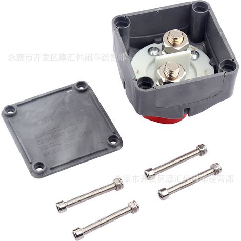 12V/48V RV dual battery power supply for cars, motorhomes, yachts, and ATVs two-position rotary power switch for complete power outage. (1/5)