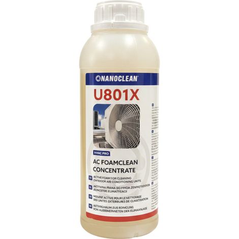 Detergente per unità esterne AC Foamclean, barattolo da 900 ml.