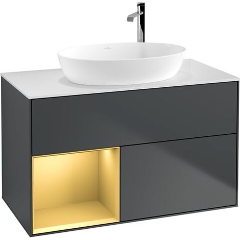 Villeroy & Boch G891HFHG Armoire sous lavabo Finion G89 (1/2)