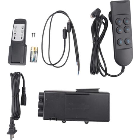 Contrôleur d'actionneur linéaire électrique, kit de télécommande sans fil/filaire 1 vers 2 pour moteurs/actionneurs linéaires, prise US (1/5)