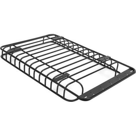 Porte-bagages pour toit avec éclairage LED pour Traxxas TRX‑4 et Axial SCX10 90046, structure métallique robuste