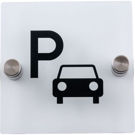 Plaque de porte transparente - Parking - 4386171 (1/3)