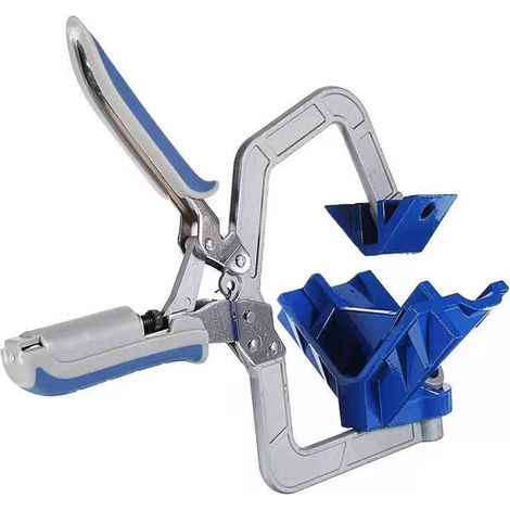 Lntyq 90 ° Home Cabinet rechtwinkliger Clip-Stanzer mit festem Winkel, 90-Grad-Holzbearbeitungswerkzeug, Clip-Schweißtechniken für Zimmerleute, 10 x 24 cm