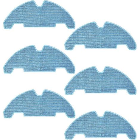 6-piece set - M330 Pro Microfiber Mops, Accessories for Lefant M330 Pro Robot Vacuum Cleaner, Washable and Reusable Replacement Mops (1/4)