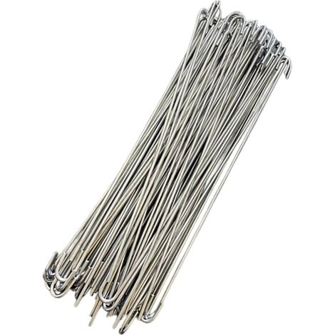 Lot de 100 attaches de clôture en acier inoxydable très résistantes pour clôtures côtières (1/5)