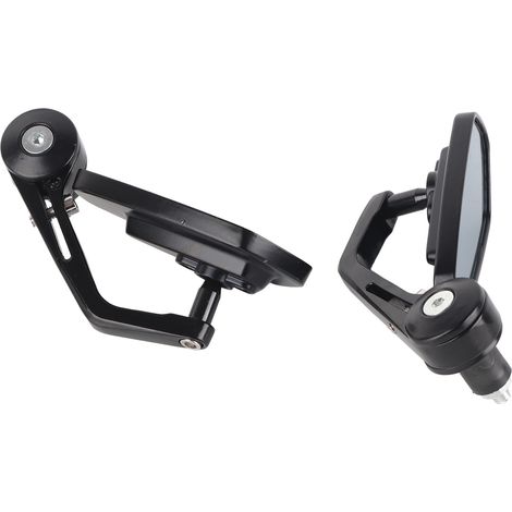 Klarer und breiter Motorrad-Rückspiegel, 2 Stück, Lenkerflügel aus Aluminiumlegierung für Motorrad (1/5)