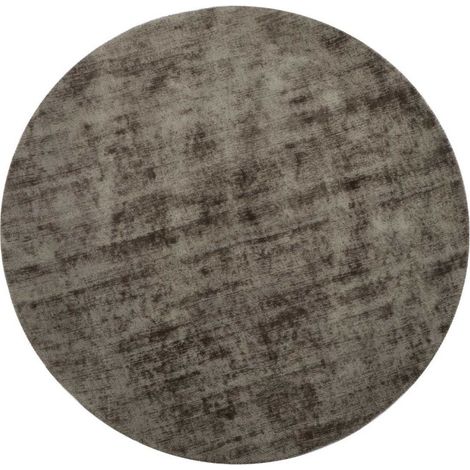 Tapis Déco Rond "Fabian" 150cm Gris (1/2)
