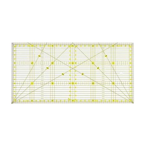 Patchwork Ruler with Corner Indications, Precise Sewing Ruler for Quilting, Sewing and Patchwork (1/5)