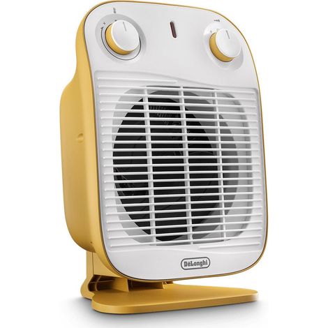 De’Longhi HFS50B20.YE Elektrische Raumheizung Drinnen Gelb 2000 W Elektrischer Raumheizlüfter