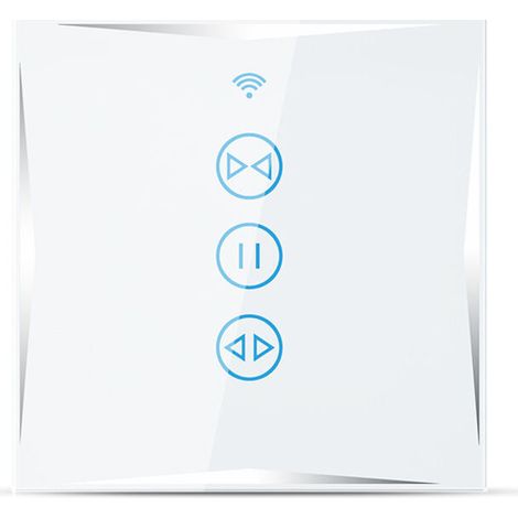 Système de Rideaux intelligents Commutateur à Rideau d'obturateur à Rouleaux for Stores motorisées électriques avec télécommande Piste réglable et Super Silencieux