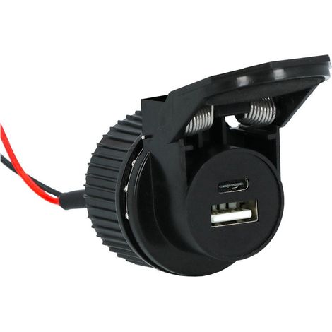 Prise Encastrable Usb-A + Usb-C 12-24V (1/5)