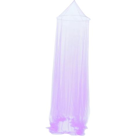 Cadre de dôme conique en polyester pour lit à baldaquin, lavande (1/4)