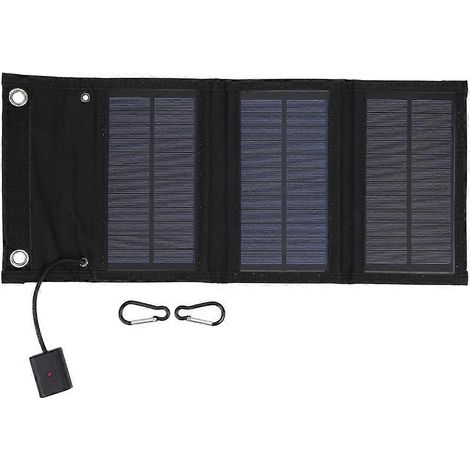 15-W-Tragbares Solarpanel, faltbar, wasserdicht, Wander- und Reiseset, leichtes Photovoltaikmodul für Outdoor-Camping (1/5)