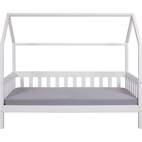 Lit Enfant Cabane "Pedro" 90x200cm Blanc (1/5)