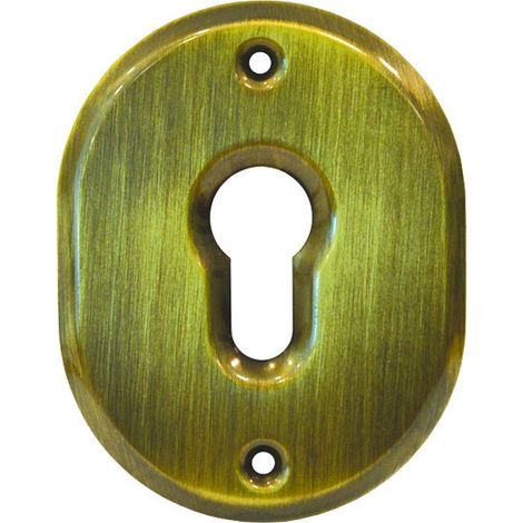 Bocchetta Ovale In Ottone Brunito Per Cilindri Sagomati 316L - mm.70x90h spessore mm.4 - 5 pz