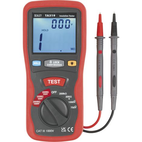 Sealey Digital Insulation Tester TA319