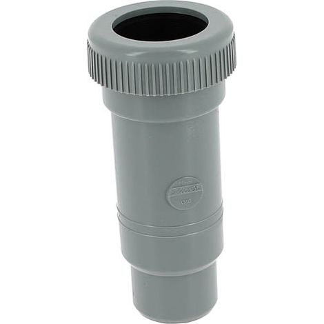 Nicoll – Manchon dilatation mâle-femelle Ø40 en PVC – Joint double lèvres pour étanchéité – Absorption des dilatations – Utilisation horizontale