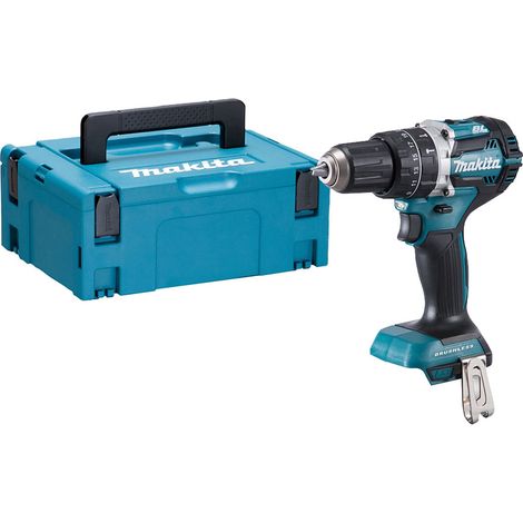 Makita DHP484ZJ Cordless 18V LXT Brushless 2-Speed Combi Drill with MAKPAC 2 Box