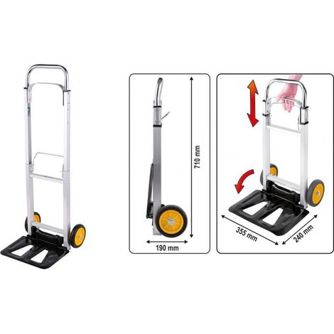 CARRELLO DA MAGAZZINO PIEGHEVOLE VOREL 90KG 78661