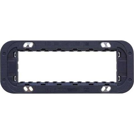 Support slim compatibles Bticino Axolute 6 modules pour plaque Ettroit AN0206S