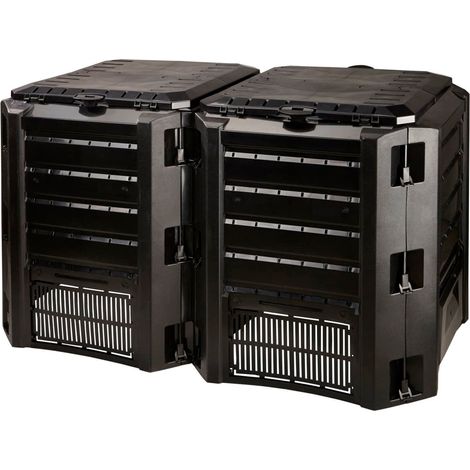 Prosperplast Compogreen Caja de Compostaje Negra 800L