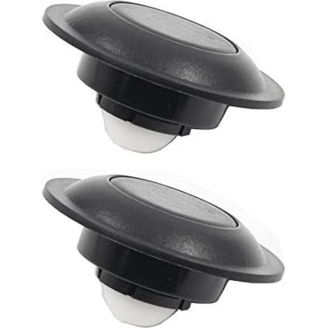 Applicabile 2x Pulsante nero per sportello interno posteriore compatibile con Fiat Ducato Peugeot Boxer Citroen Relay 735539554 1607485980 735426396