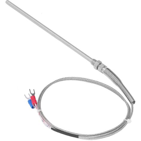 Sonde de 150 mm, fil de 1 m, thermocouple BERM type K, capteur de température 0-400 kF WHBYV (1/4)