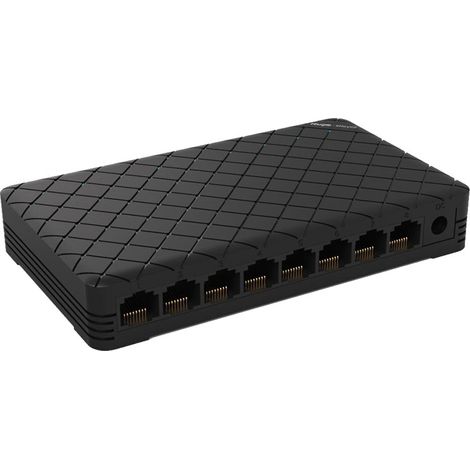Ruijie Networks RG-ES08G-L Netzwerk-Switch Unmanaged Gigabit Ethernet (10/100/1000) Schwarz (1/2)