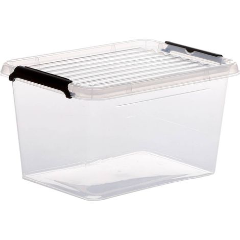Boîte en plastique transparente 2l clip n' box - 5five