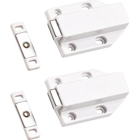 Set mit 2 Push-to-Open-Schrankriegeln – Für Küche und Küchenschränke – Für den täglichen Gebrauch