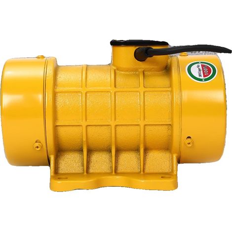 Moteur de vibration, puissance de 250W, fréquence de vibration de 2840 RPM, boîtier en fonte, taille compacte, design léger