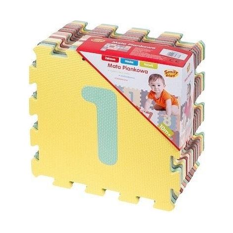 Tappetino in schiuma pastello con numeri