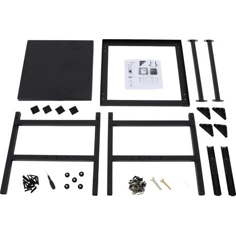 Base para lavadora, construcción metálica, alta capacidad de carga, color negro. (1/2)