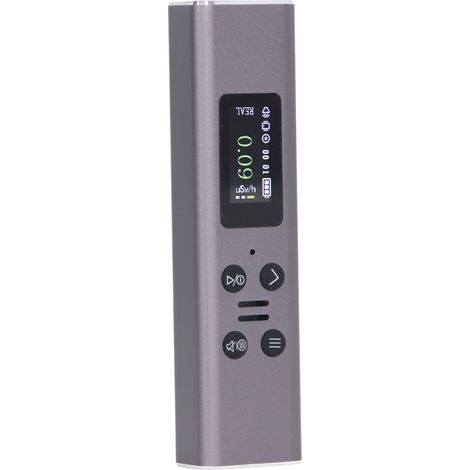 Détecteur de rayonnement nucléaire, compteur Geiger, dosimètre de rayonnement portable, écran LCD 0,96 pouce, batterie intégrée (1/5)