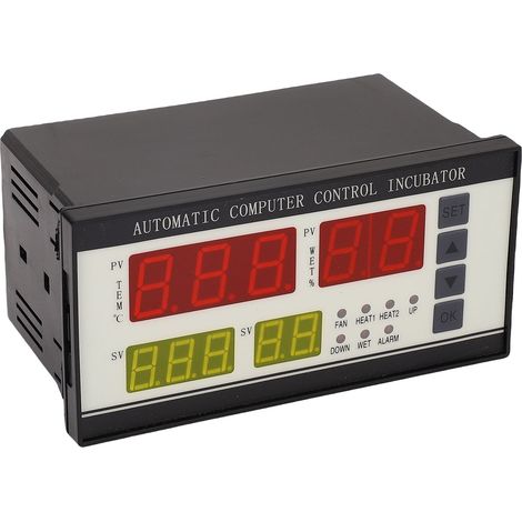 Régulateur automatique de couveuse numérique avec sonde de température et d'humidité, système de contrôle pour incubation d'œufs (1/5)