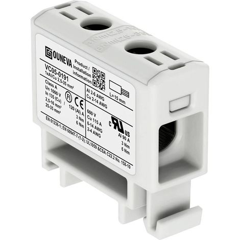 Ouneva Group VC05-0191 Bloc de distribution raccord à vis gris 1 pc(s)