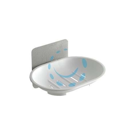PORTASAPONE BAGNO IN ABS - mm.130x97x75 - colore bianco