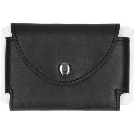 Porte-cartes RFID portable en cuir PU, étui de rangement pour cartes professionnelles, portefeuille pour hommes et femmes