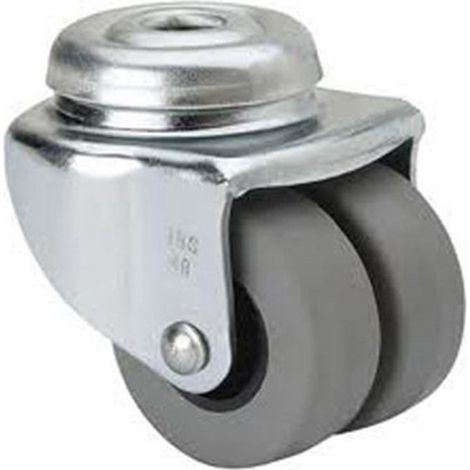 Doppelrad 40mm verzinkt Durchsteckbolzen 3.0014