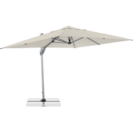 Doppler Pendelschirm "Active Side" 260 x 350 cm, natur, Bezug aus 100% Polyester, Gestell aus Aluminium, Gewicht 30,4 kg (1/5)