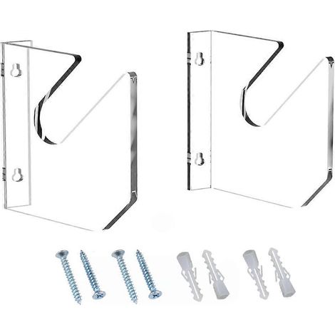 1 paire de supports muraux pour skateboards - Présentoir mural pour skateboards (1/5)