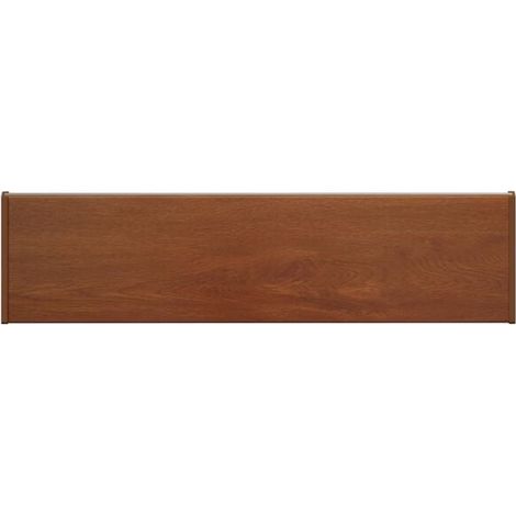 Appuis de fenêtre en bois brun, 60 x 25 x 4,5 cm, en PVC. (1/5)