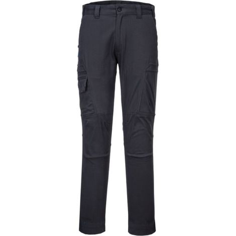 Pantalón de oficina y comercios KX3 Cargo T801 41 pulgadas (talla 52) Gris metálico