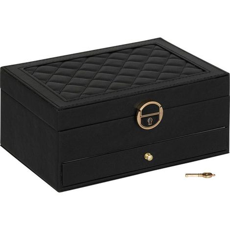 BOITE BIJOUX NOIRE L24,5 - Feeric lights & christmas